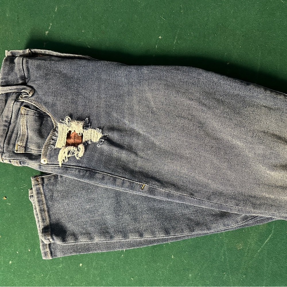Good American distressed jeans